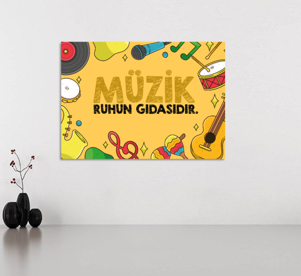 Müzik Sınıfı Poster ve Duvar Giydirme